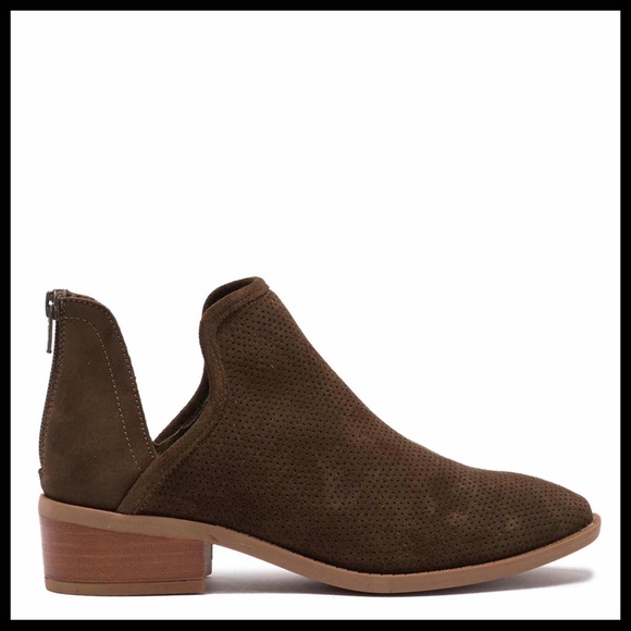 STEVE MADDEN ANKLE BOOTIES BLOCK HEEL BOOTS A3C - Picture 13 of 14